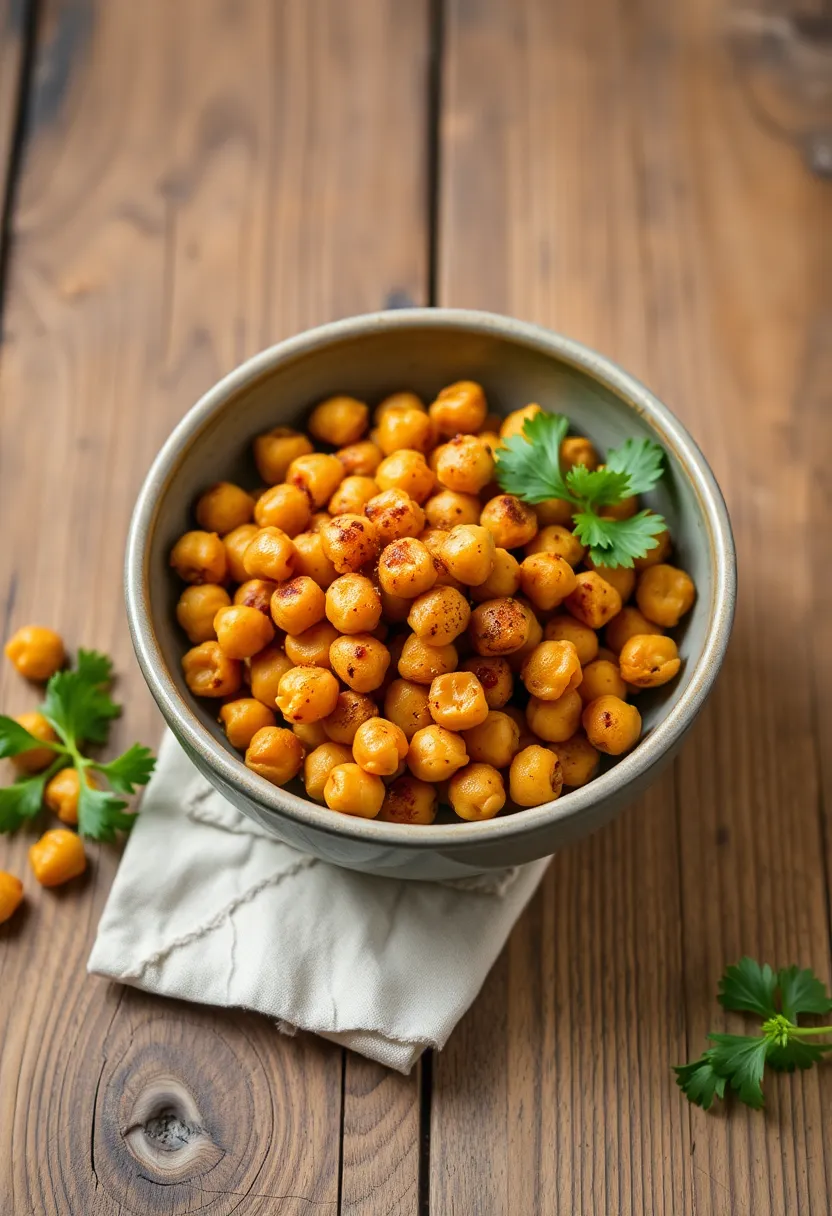30 Gluten Dairy Free Thanksgiving Recipes Your Guests Will Love - 29. Spicy Roasted Chickpeas