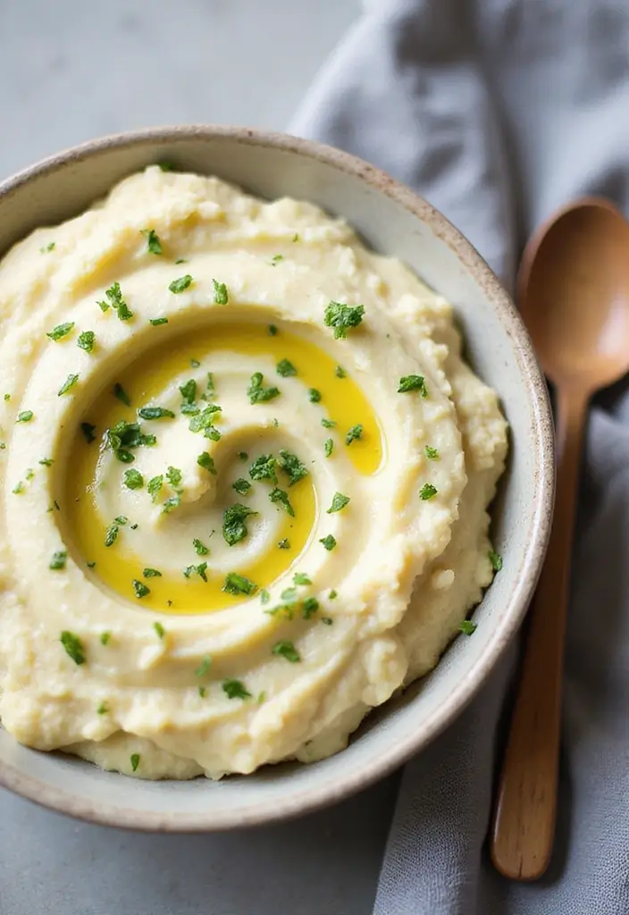 30 Gluten Dairy Free Thanksgiving Recipes Your Guests Will Love - 3. Creamy Cauliflower Mash