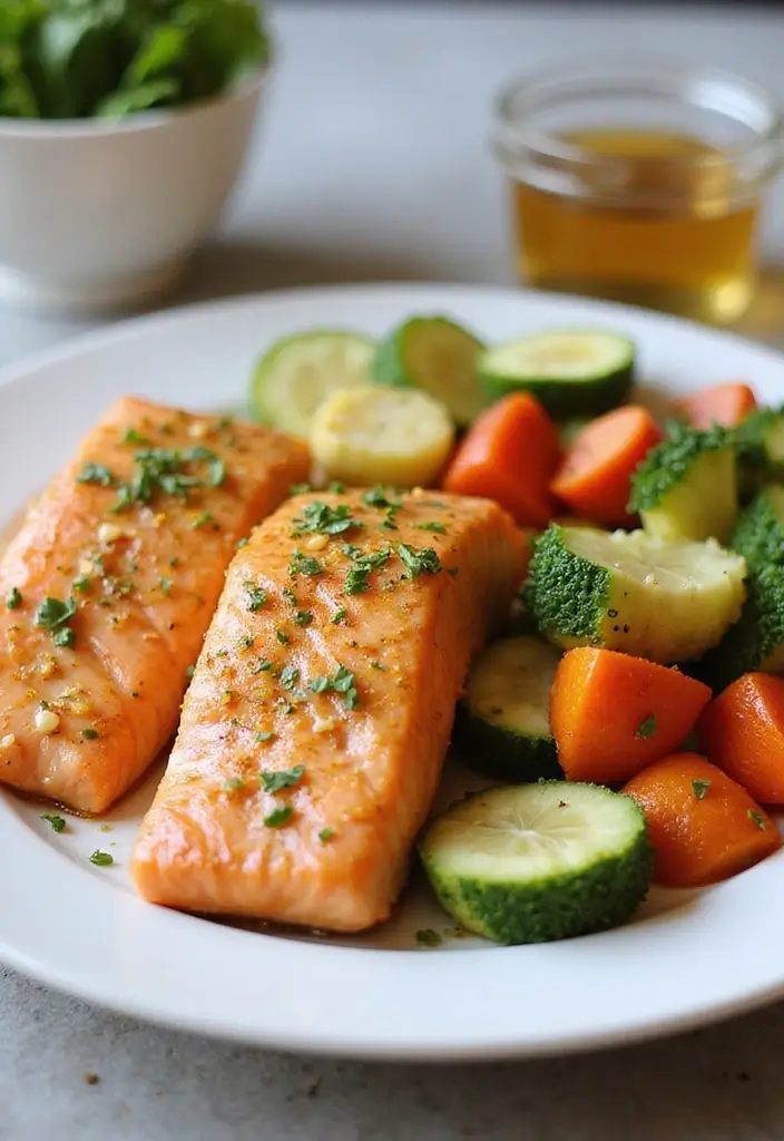 30 Gluten Free Dairy Free Crockpot Recipes You’ll Want Every Week - 11. Maple Mustard Glazed Salmon