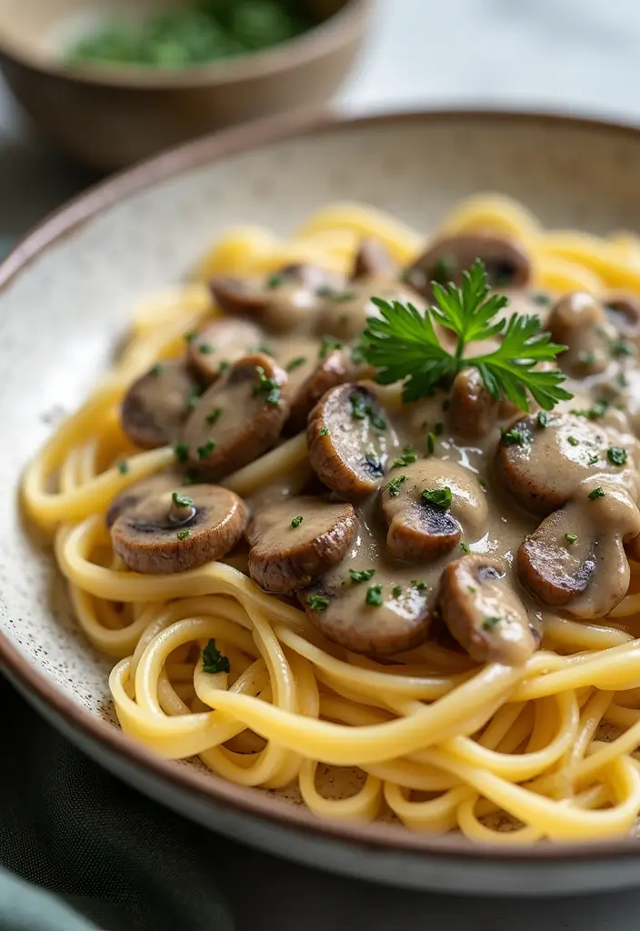 30 Gluten Free Dairy Free Crockpot Recipes You’ll Want Every Week - 13. Vegan Mushroom Stroganoff