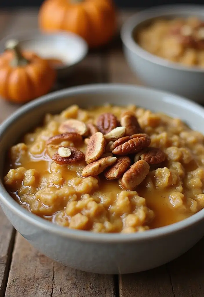 30 Gluten Free Dairy Free Crockpot Recipes You’ll Want Every Week - 15. Pumpkin Spice Oatmeal