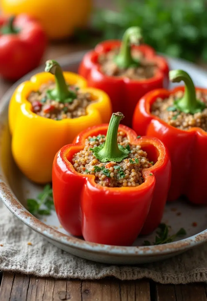 30 Gluten Free Dairy Free Crockpot Recipes You’ll Want Every Week - 19. Stuffed Bell Peppers