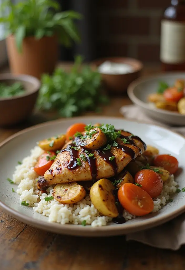 30 Gluten Free Dairy Free Crockpot Recipes You’ll Want Every Week - 25. Balsamic Chicken and Veggies