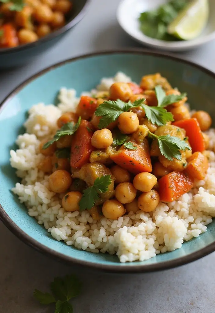30 Gluten Free Dairy Free Crockpot Recipes You’ll Want Every Week - 26. Chickpea and Vegetable Stir Fry