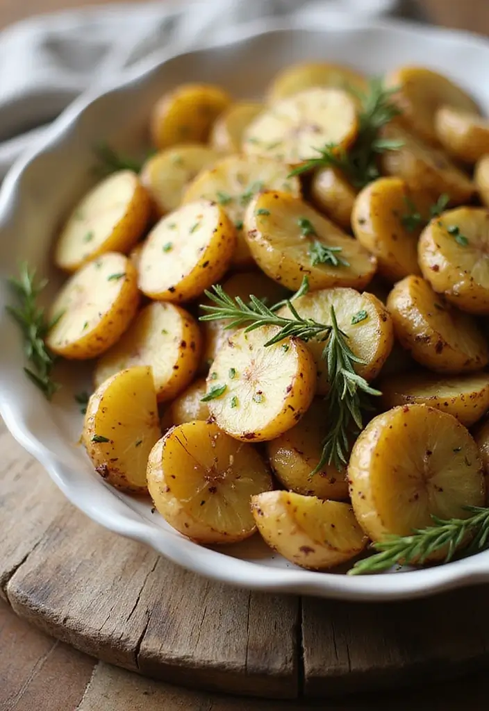 30 Gluten Free Dairy Free Crockpot Recipes You’ll Want Every Week - 7. Garlic and Herb Roasted Potatoes
