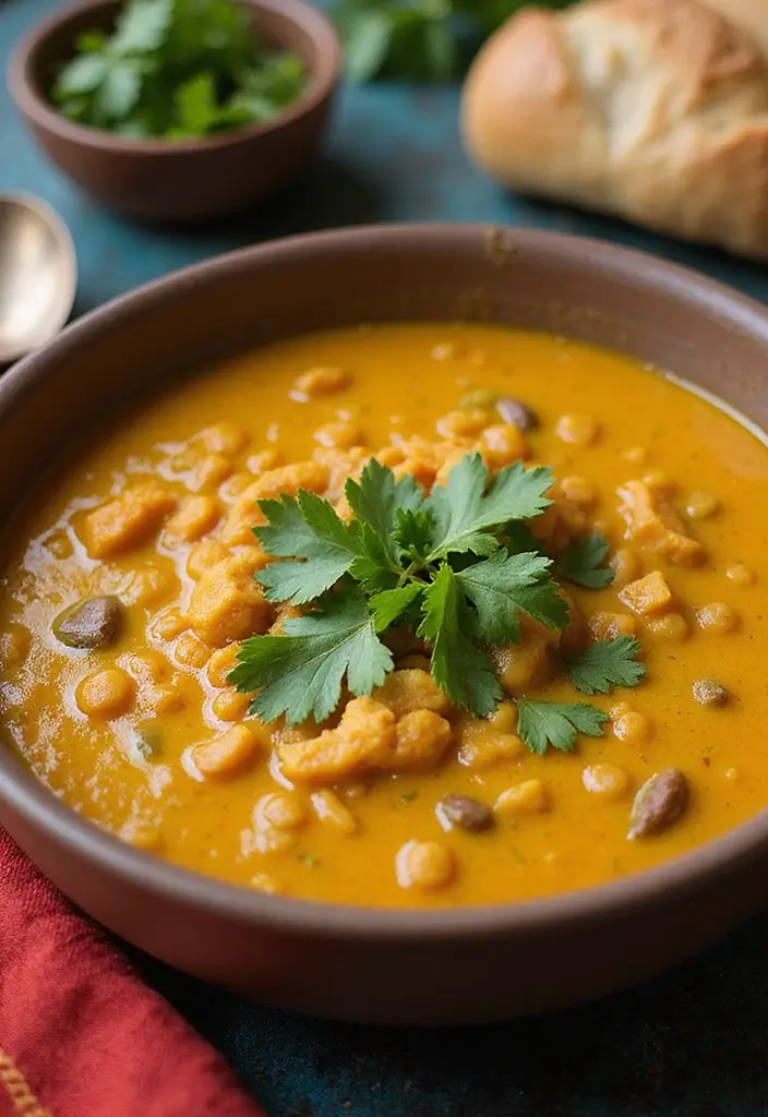 30 Gluten Free Dairy Free Egg Free Recipes That Actually Taste Amazing - 10. Coconut Curry Lentil Soup