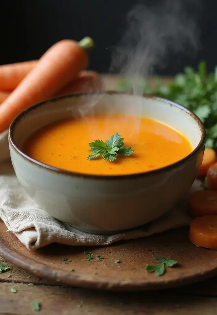 30 Gluten Free Dairy Free Egg Free Recipes That Actually Taste Amazing - 17. Carrot Ginger Soup