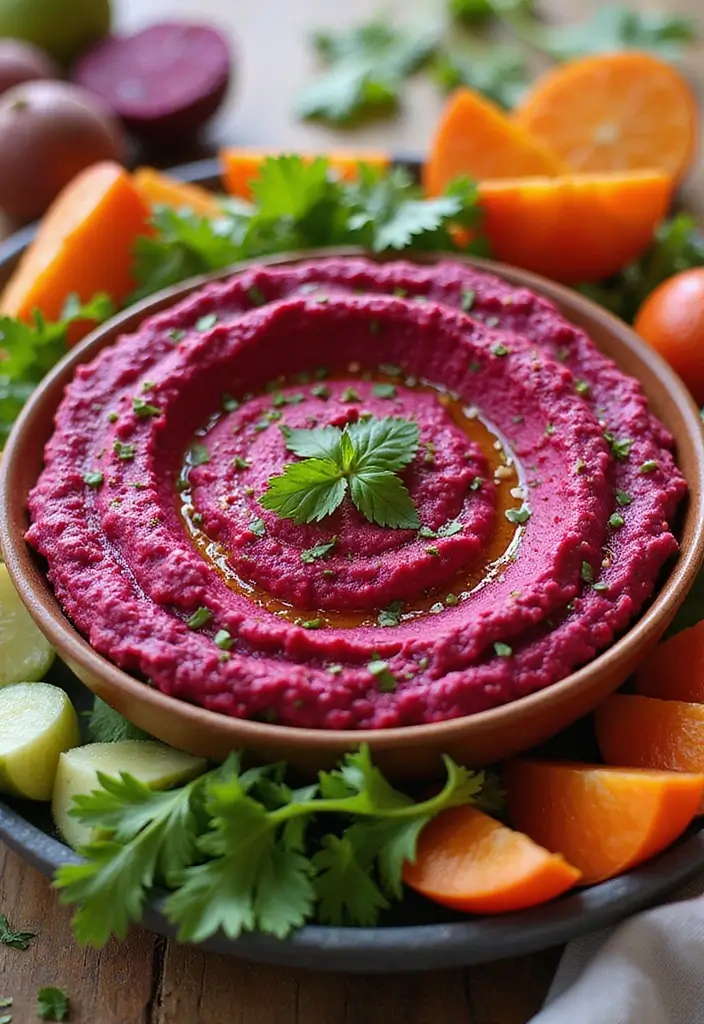 30 Gluten Free Dairy Free Egg Free Recipes That Actually Taste Amazing - 18. Beetroot Hummus