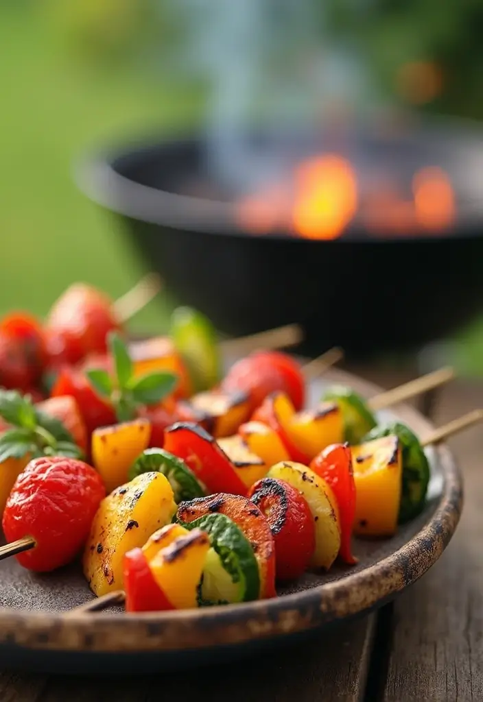 30 Gluten Free Dairy Free Egg Free Recipes That Actually Taste Amazing - 23. Grilled Vegetable Skewers