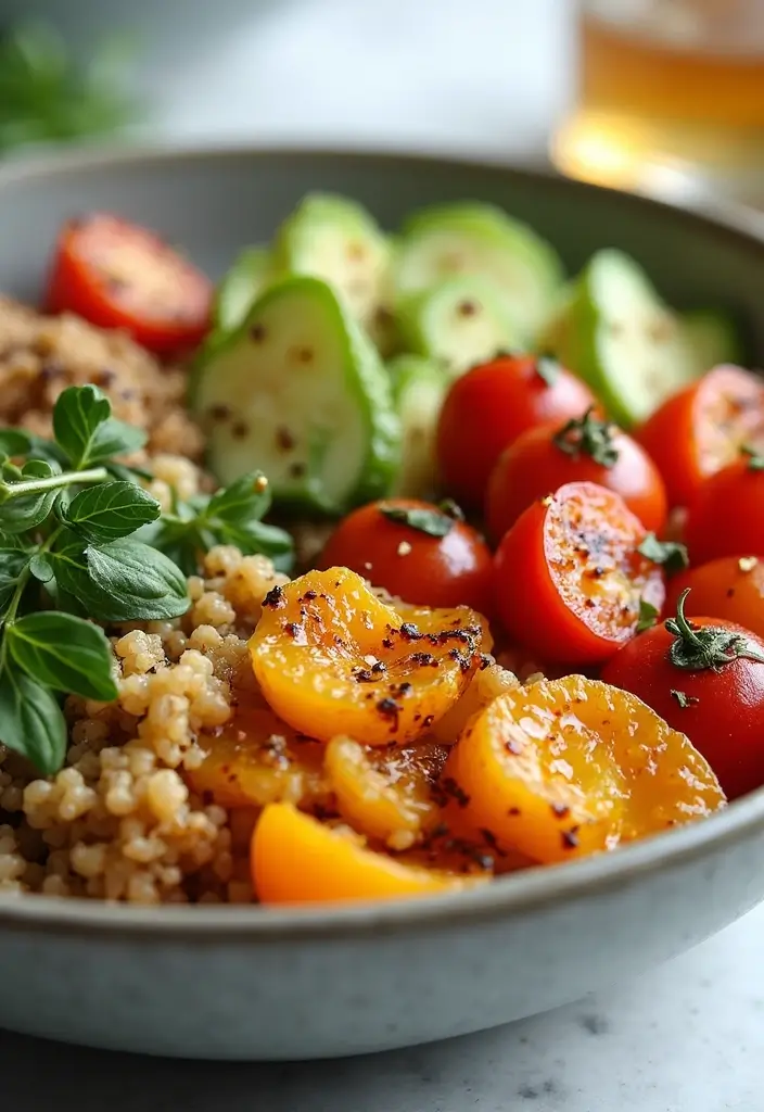 30 Gluten Free Dairy Free Egg Free Recipes That Actually Taste Amazing - 8. Quinoa & Roasted Vegetable Bowl