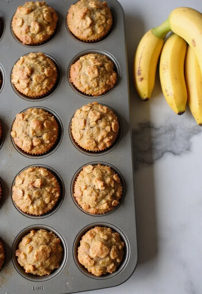 30+ Gluten Free Dairy Free Recipes That Everyone Will Love - 19. Banana Oatmeal Muffins