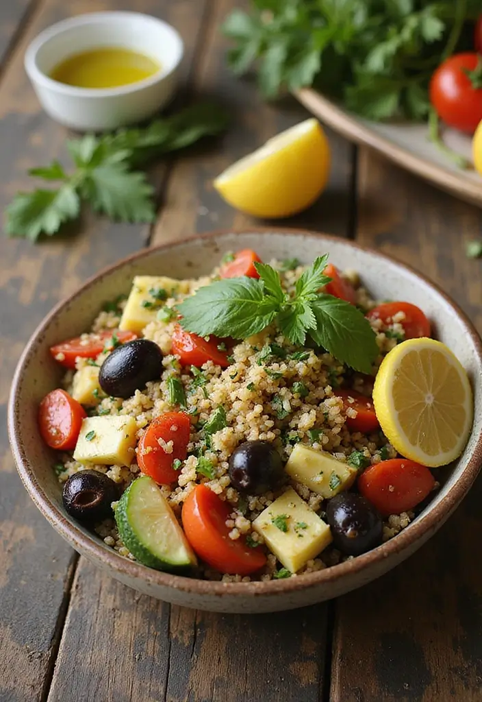 30+ Gluten Free Dairy Free Recipes That Everyone Will Love - 21. Mediterranean Quinoa Bowl