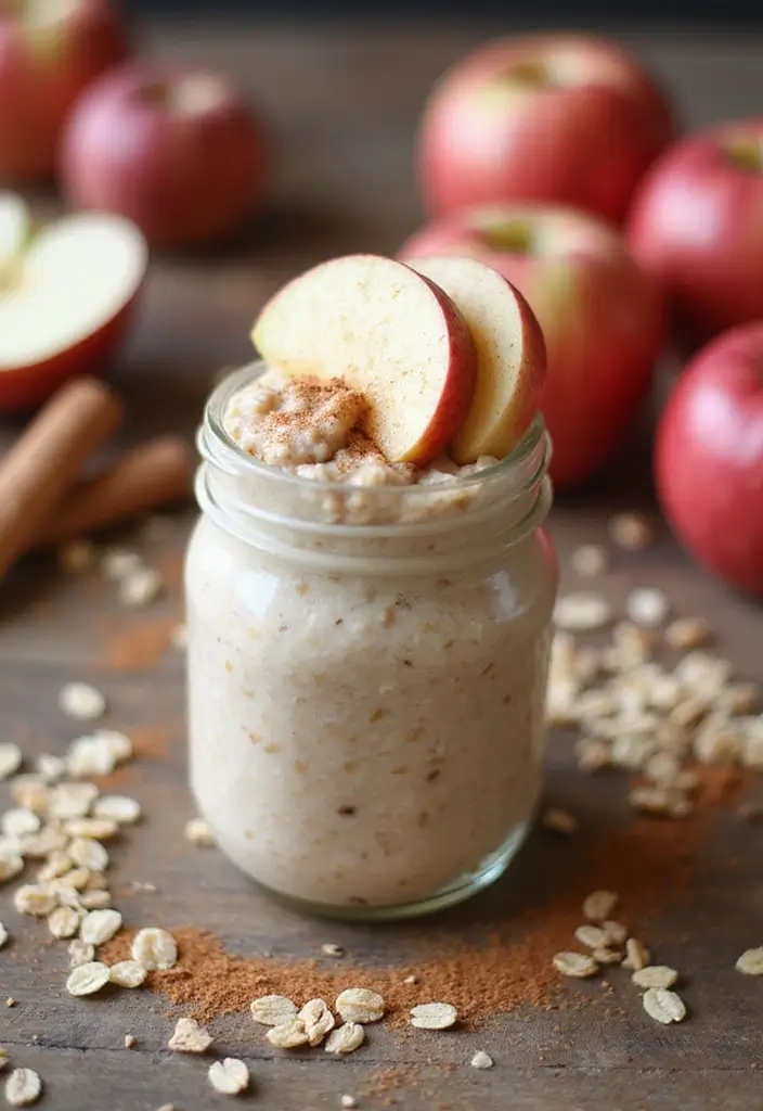 30+ Gluten Free Dairy Free Recipes That Everyone Will Love - 24. Apple Cinnamon Overnight Oats