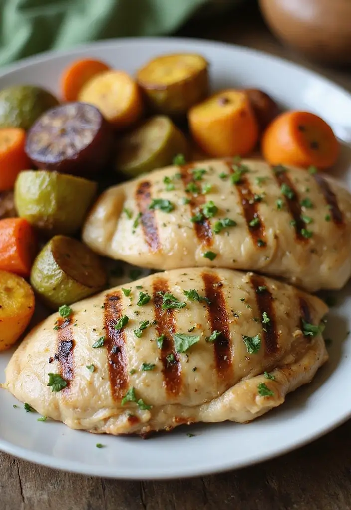 30+ Gluten Free Dairy Free Recipes That Everyone Will Love - 27. Garlic Herb Grilled Chicken