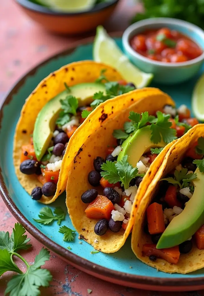30+ Gluten Free Dairy Free Recipes That Everyone Will Love - 3. Sweet Potato and Black Bean Tacos