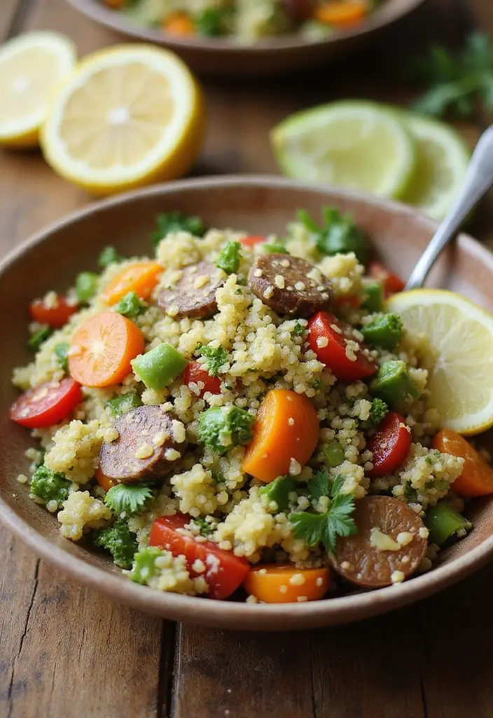 30+ Gluten Free Dairy Free Recipes That Everyone Will Love - 7. Quinoa Salad with Lemon Dressing