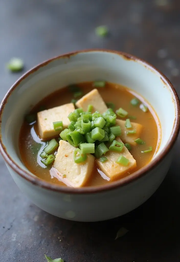 30 Gluten Free Dairy Free Soup Recipes to Warm You Up - 11. Miso Soup with Tofu
