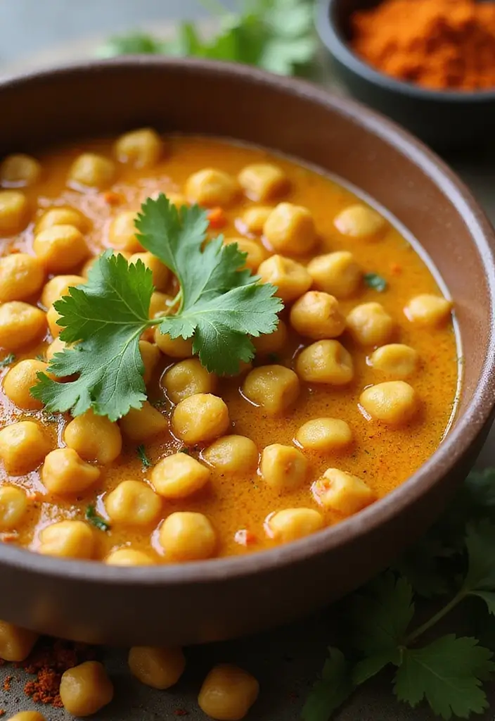 30 Gluten Free Dairy Free Soup Recipes to Warm You Up - 15. Curried Chickpea Soup