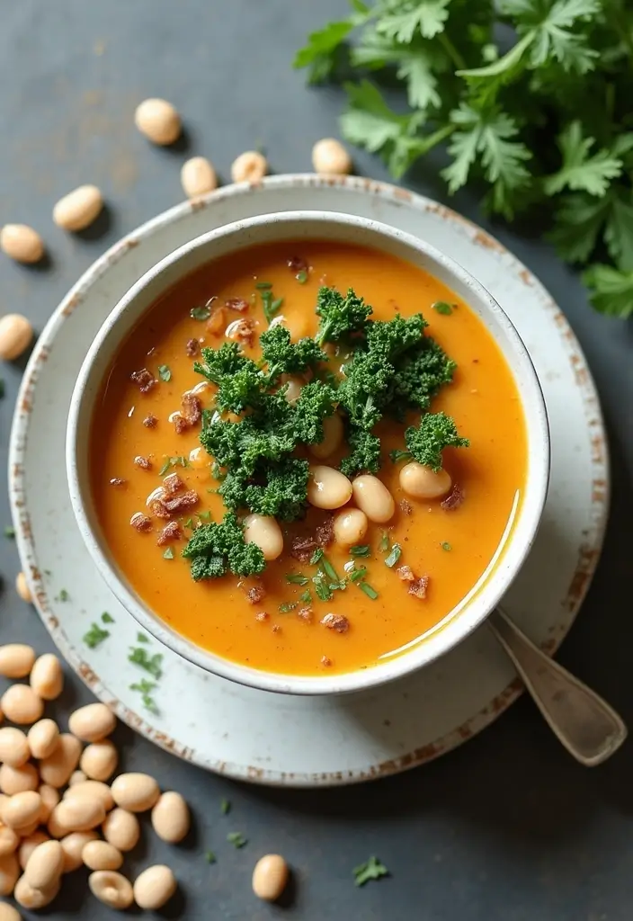 30 Gluten Free Dairy Free Soup Recipes to Warm You Up - 18. Creamy White Bean Soup