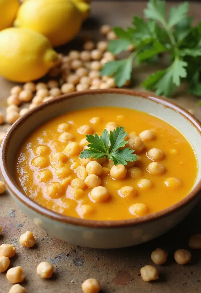 30 Gluten Free Dairy Free Soup Recipes to Warm You Up - 19. Lemon Chickpea Soup
