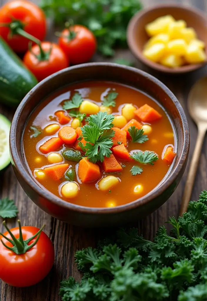 30 Gluten Free Dairy Free Soup Recipes to Warm You Up - 2. Hearty Vegetable Soup