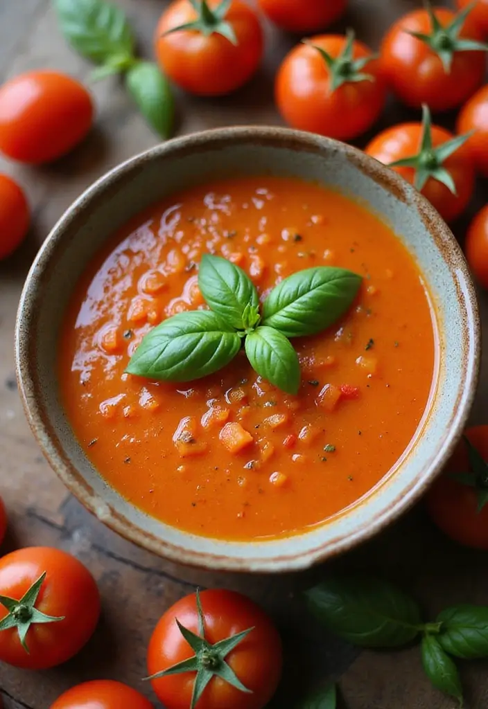 30 Gluten Free Dairy Free Soup Recipes to Warm You Up - 24. Tomato Basil Soup