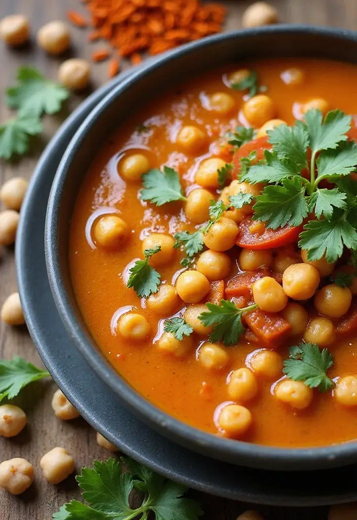30 Gluten Free Dairy Free Soup Recipes to Warm You Up - 26. Moroccan Chickpea Soup