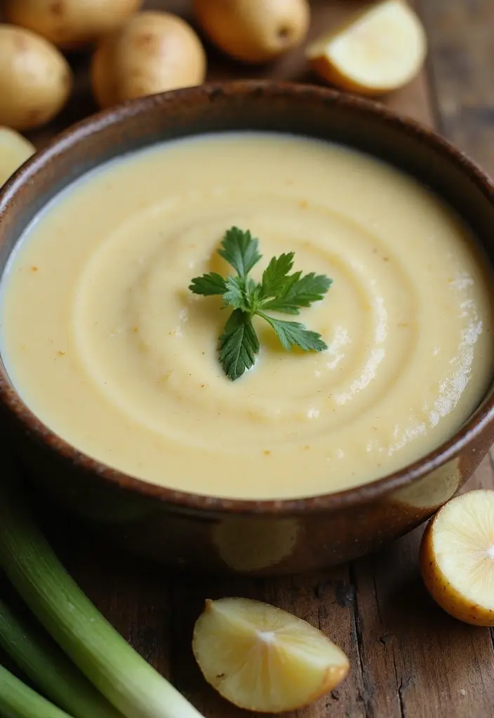 30 Gluten Free Dairy Free Soup Recipes to Warm You Up - 5. Potato Leek Soup