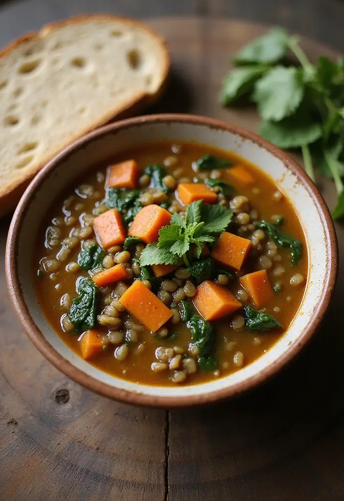 30 Gluten Free Dairy Free Soy Free Recipes for Sensitive Stomachs - 10. Lentil Soup with Spinach and Carrots