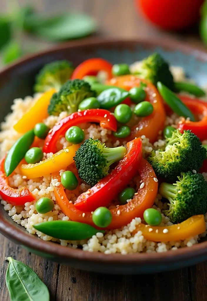 30 Gluten Free Dairy Free Soy Free Recipes for Sensitive Stomachs - 12. Vegetable Stir-Fry with Quinoa
