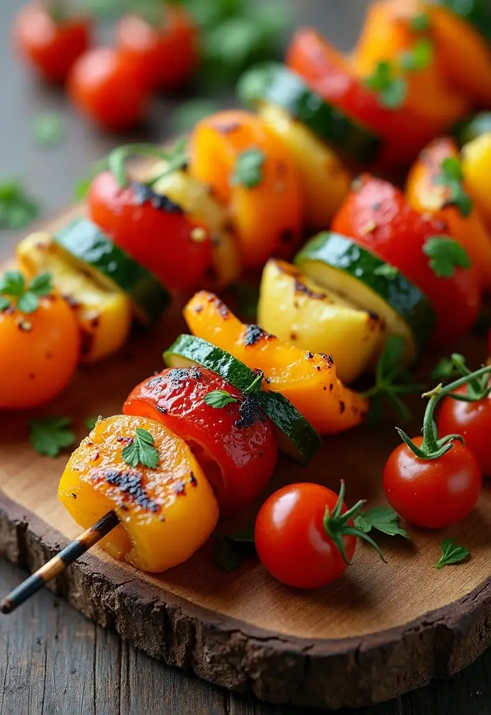 30 Gluten Free Dairy Free Soy Free Recipes for Sensitive Stomachs - 14. Grilled Vegetable Skewers