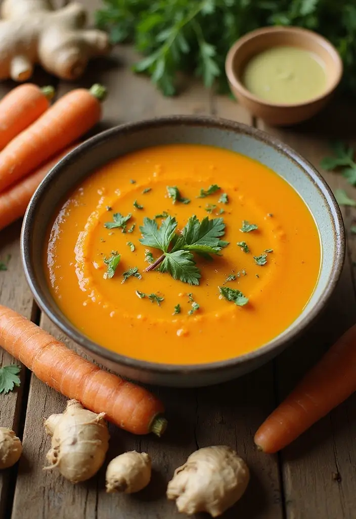 30 Gluten Free Dairy Free Soy Free Recipes for Sensitive Stomachs - 18. Carrot and Ginger Soup