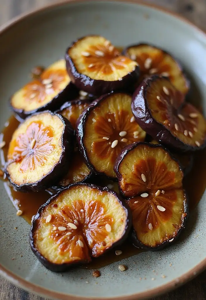 30 Gluten Free Dairy Free Soy Free Recipes for Sensitive Stomachs - 23. Ginger-Miso Glazed Eggplant