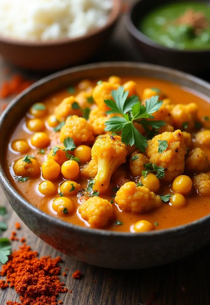 30 Gluten Free Dairy Free Soy Free Recipes for Sensitive Stomachs - 8. Cauliflower and Chickpea Curry