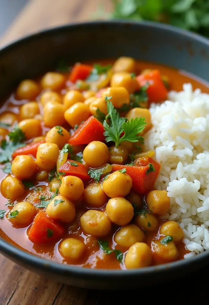 30 Gluten Free Dairy Free Vegan Recipes Packed with Flavor - 11. Coconut Curry Chickpea Stew
