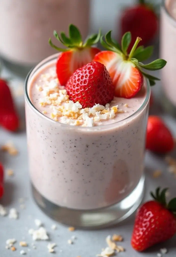 30 Gluten Free Dairy Free Vegan Recipes Packed with Flavor - 16. Strawberry Coconut Chia Pudding