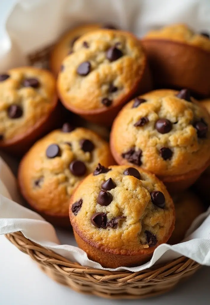 30 Gluten Free Dairy Free Vegan Recipes Packed with Flavor - 19. Vegan Chocolate Chip Muffins