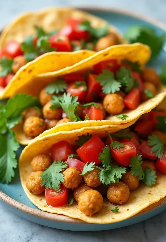 30 Gluten Free Dairy Free Vegan Recipes Packed with Flavor - 24. Chickpea Tacos