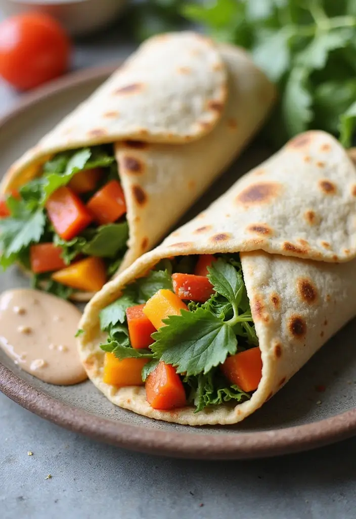 30 Gluten Nut Dairy Free Recipes Perfect for Allergy-Friendly Meals - 1. Rainbow Veggie Wraps