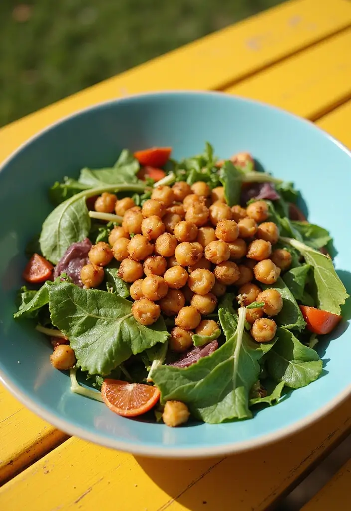 30 Gluten Nut Dairy Free Recipes Perfect for Allergy-Friendly Meals - 13. Roasted Chickpea Salad