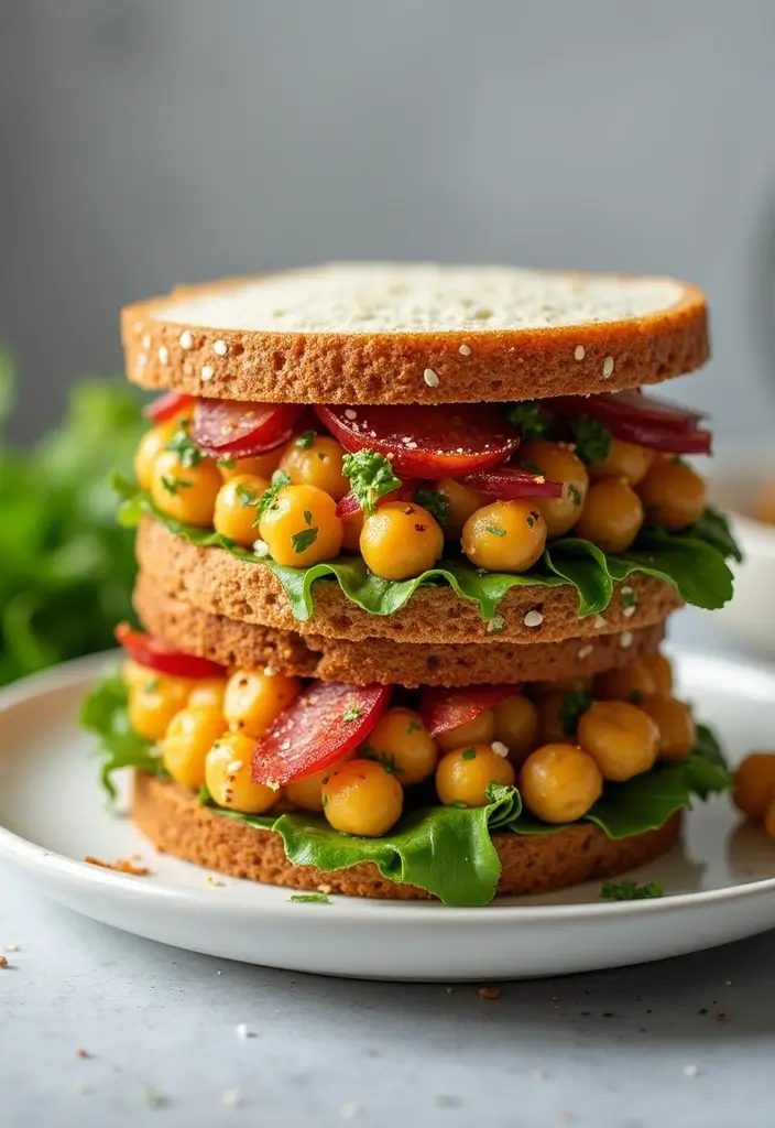 30 Gluten Nut Dairy Free Recipes Perfect for Allergy-Friendly Meals - 18. Chickpea Salad Sandwich