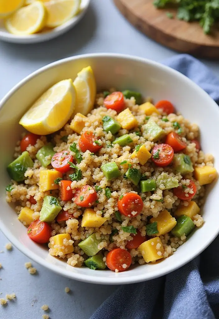 30 Gluten Nut Dairy Free Recipes Perfect for Allergy-Friendly Meals - 26. Zesty Lemon Quinoa Salad