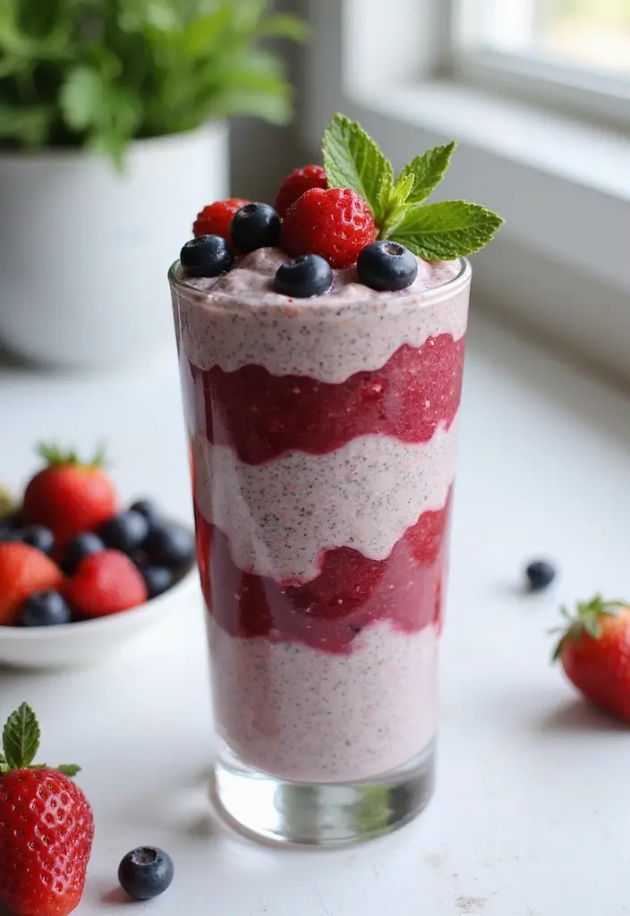 30 Gluten Nut Dairy Free Recipes Perfect for Allergy-Friendly Meals - 28. Mixed Berry Chia Parfait