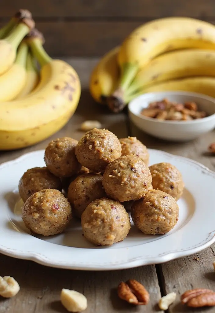 30 Gluten and Dairy Free Breakfast Recipes to Start Your Day Right - 15. Banana Nut Energy Bites