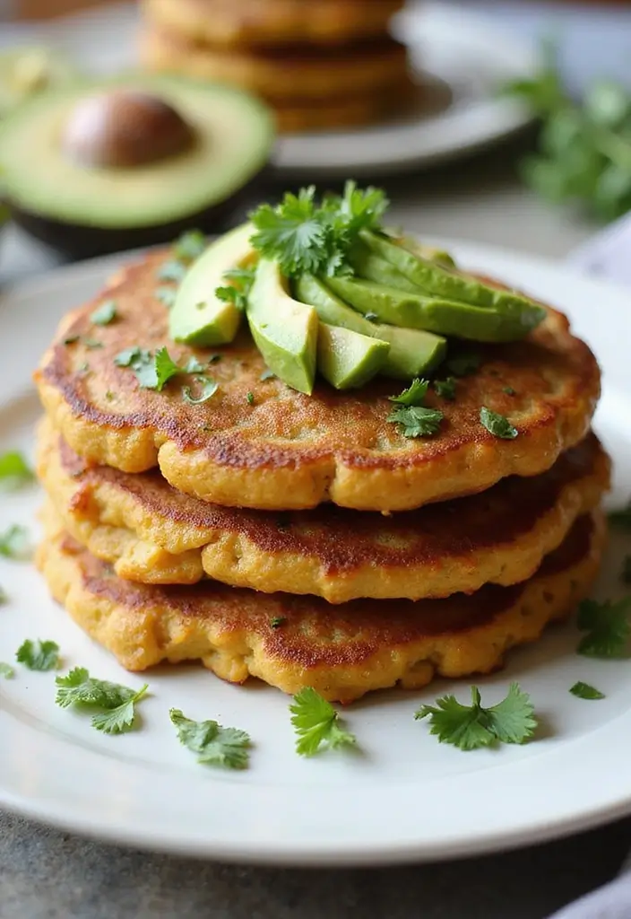 30 Gluten and Dairy Free Breakfast Recipes to Start Your Day Right - 19. Savory Chickpea Pancakes