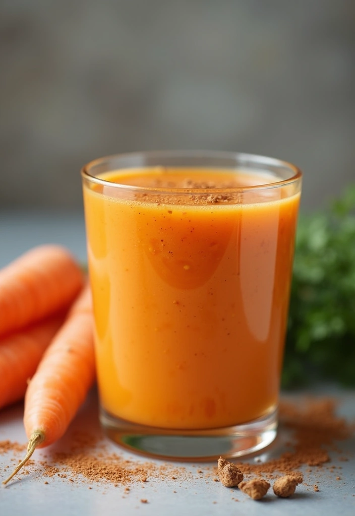 30 Gluten and Dairy Free Breakfast Recipes to Start Your Day Right - 30. Spiced Carrot Smoothie