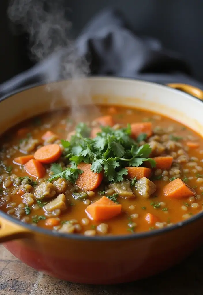30 Gluten and Dairy Free Lunch Recipes That Travel Well - 20. Veggie-Packed Lentil Soup