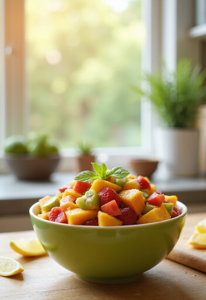 30 Gluten and Dairy Free Lunch Recipes That Travel Well - 21. Tropical Fruit Salad