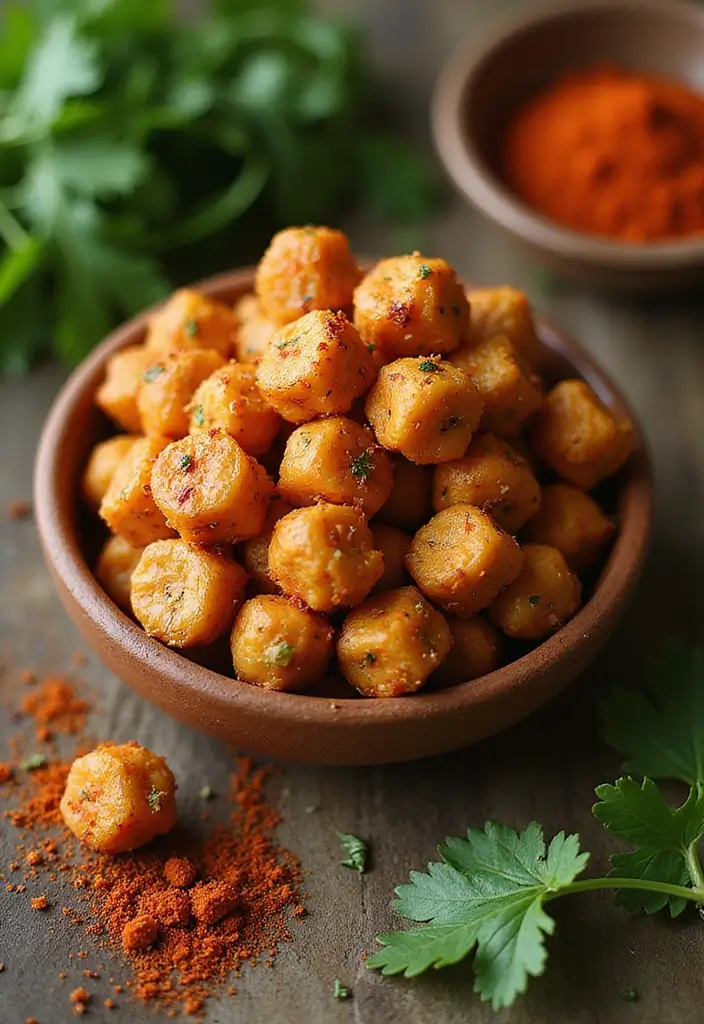 30 Gluten and Dairy Free Lunch Recipes That Travel Well - 25. Spicy Roasted Chickpeas