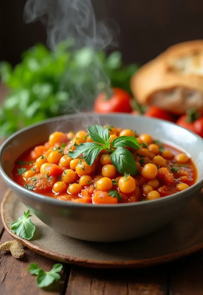 30 Gluten and Dairy Free Lunch Recipes That Travel Well - 7. Mediterranean Chickpea Stew